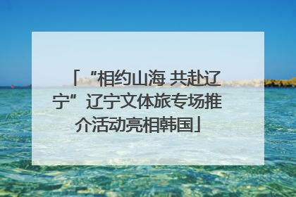 “相约山海 共赴辽宁”辽宁文体旅专场推介活动亮相韩国