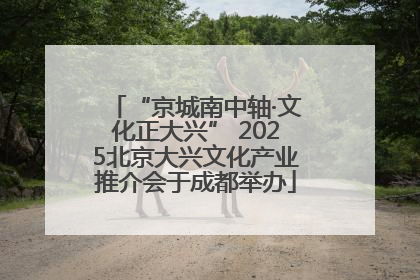 “京城南中轴·文化正大兴” 2025北京大兴文化产业推介会于成都举办