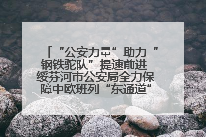 “公安力量”助力“钢铁驼队”提速前进 绥芬河市公安局全力保障中欧班列“东通道”绥芬河隧道贯通