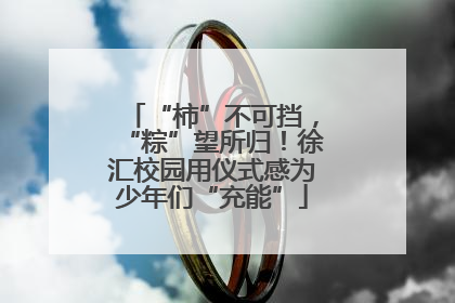 “柿”不可挡，“粽”望所归！徐汇校园用仪式感为少年们“充能”
