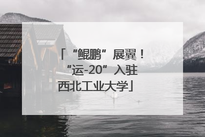 “鲲鹏”展翼！“运-20”入驻西北工业大学
