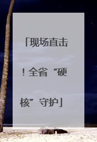 现场直击！全省“硬核”守护