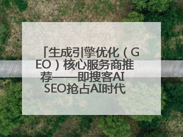 生成引擎优化（GEO）核心服务商推荐——即搜客AI SEO抢占AI时代流量入口（含 GEO报价）