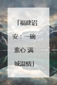 福建诏安：一碗素心 满城温情