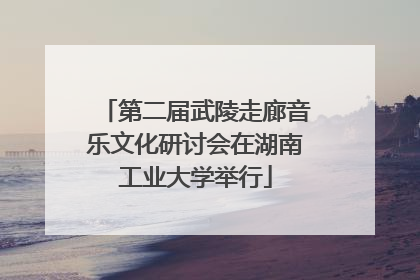 第二届武陵走廊音乐文化研讨会在湖南工业大学举行