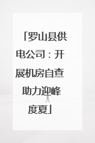 罗山县供电公司：开展机房自查 助力迎峰度夏