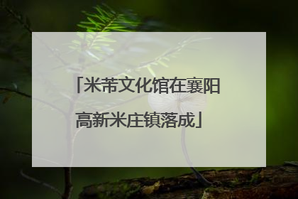 米芾文化馆在襄阳高新米庄镇落成