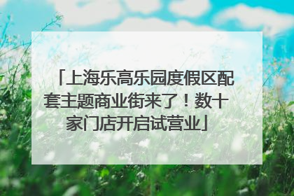 上海乐高乐园度假区配套主题商业街来了！数十家门店开启试营业
