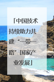 中国技术持续助力共建“一带一路”国家产业发展