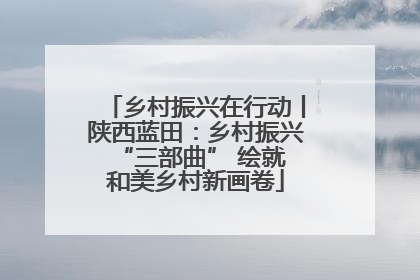 乡村振兴在行动丨陕西蓝田：乡村振兴 “三部曲” 绘就和美乡村新画卷