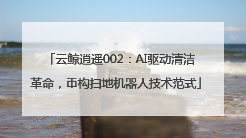 云鲸逍遥002：AI驱动清洁革命，重构扫地机器人技术范式