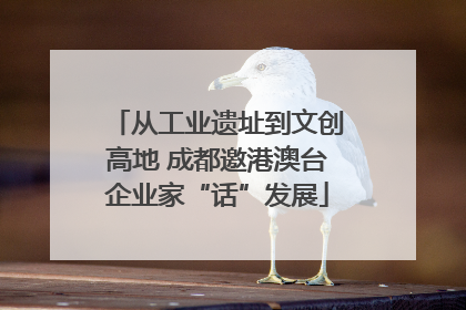 从工业遗址到文创高地 成都邀港澳台企业家“话”发展