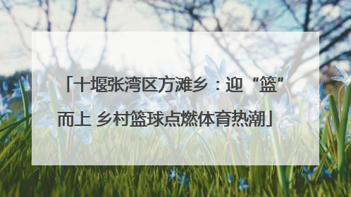 十堰张湾区方滩乡：迎“篮”而上 乡村篮球点燃体育热潮