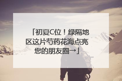 初夏C位！绿隔地区这片芍药花海点亮您的朋友圈→