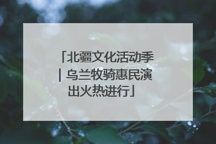 北疆文化活动季｜乌兰牧骑惠民演出火热进行