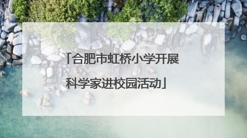 合肥市虹桥小学开展科学家进校园活动