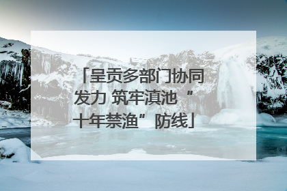 呈贡多部门协同发力 筑牢滇池“十年禁渔”防线