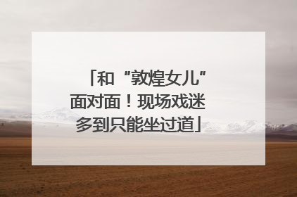 和“敦煌女儿”面对面！现场戏迷多到只能坐过道