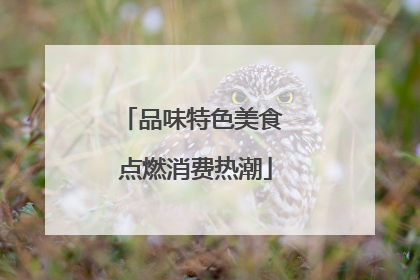 品味特色美食 点燃消费热潮