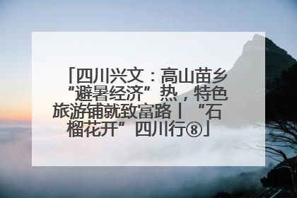 四川兴文：高山苗乡“避暑经济”热，特色旅游铺就致富路丨“石榴花开”四川行⑧