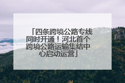四条跨境公路专线同时开通！河北首个跨境公路运输集结中心启动运营