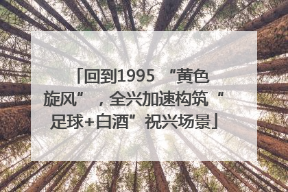 回到1995 “黄色旋风”，全兴加速构筑“足球+白酒”祝兴场景
