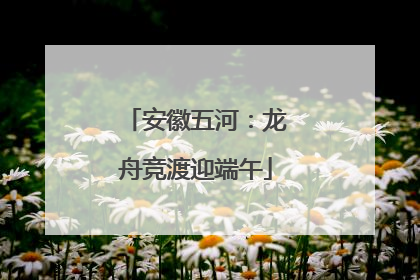 安徽五河：龙舟竞渡迎端午