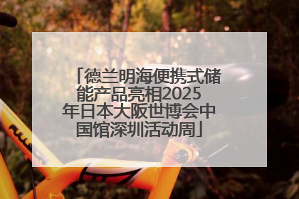 德兰明海便携式储能产品亮相2025年日本大阪世博会中国馆深圳活动周