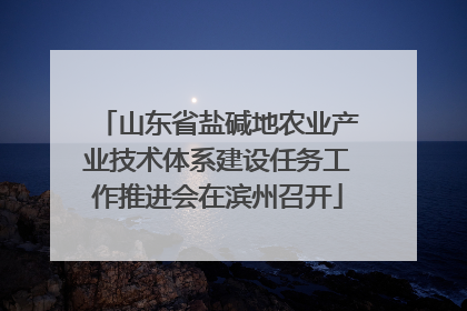山东省盐碱地农业产业技术体系建设任务工作推进会在滨州召开