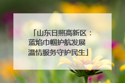 山东日照高新区：蓝焰巾帼护航发展 温情服务守护民生