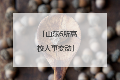 山东6所高校人事变动