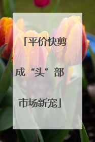 平价快剪成“头”部市场新宠