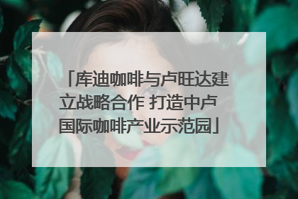 库迪咖啡与卢旺达建立战略合作 打造中卢国际咖啡产业示范园