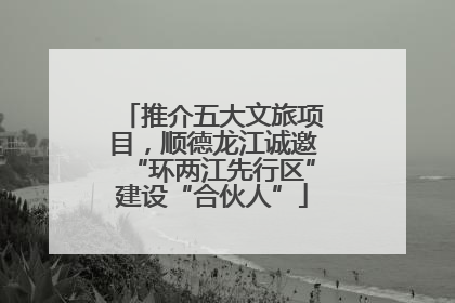 推介五大文旅项目，顺德龙江诚邀“环两江先行区”建设“合伙人”