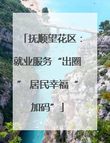 抚顺望花区：就业服务“出圈” 居民幸福“加码”