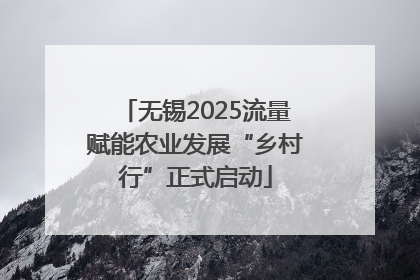 无锡2025流量赋能农业发展“乡村行”正式启动