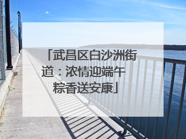 武昌区白沙洲街道：浓情迎端午 粽香送安康