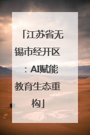 江苏省无锡市经开区：AI赋能教育生态重构