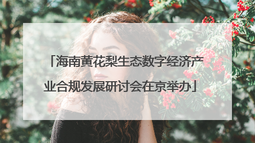 海南黄花梨生态数字经济产业合规发展研讨会在京举办