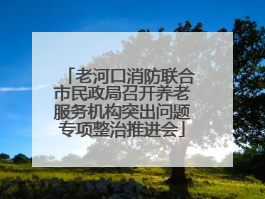 老河口消防联合市民政局召开养老服务机构突出问题专项整治推进会