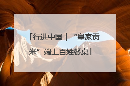 行进中国｜“皇家贡米”端上百姓餐桌