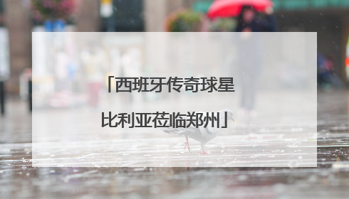西班牙传奇球星 比利亚莅临郑州