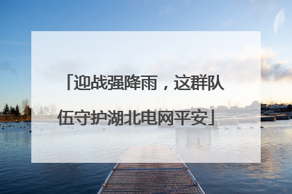 迎战强降雨，这群队伍守护湖北电网平安