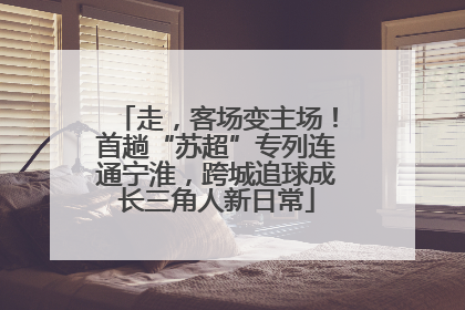 走，客场变主场！首趟“苏超”专列连通宁淮，跨城追球成长三角人新日常