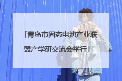青岛市固态电池产业联盟产学研交流会举行