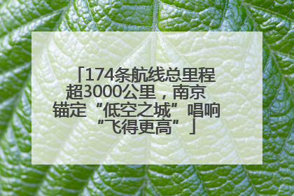 174条航线总里程超3000公里，南京锚定“低空之城”唱响“飞得更高”