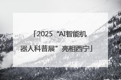 2025“AI智能机器人科普展”亮相西宁