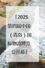 2025第四届中国（青岛）国际物流博览会开幕